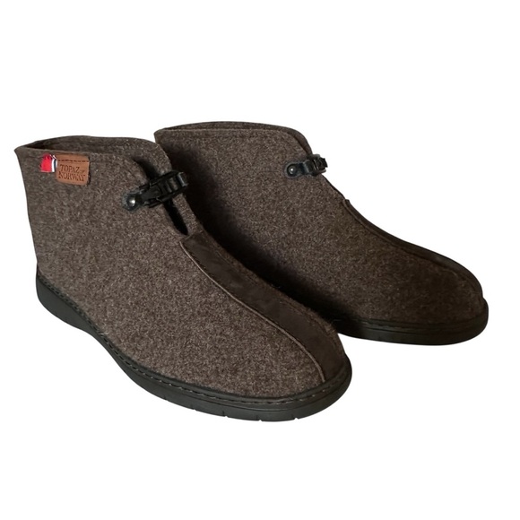 Stylish Brown Nordic Slipper Boots for Men/Women Unisex main image 7